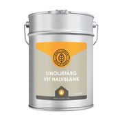 Linoljefärg Vit Halvblank 11105